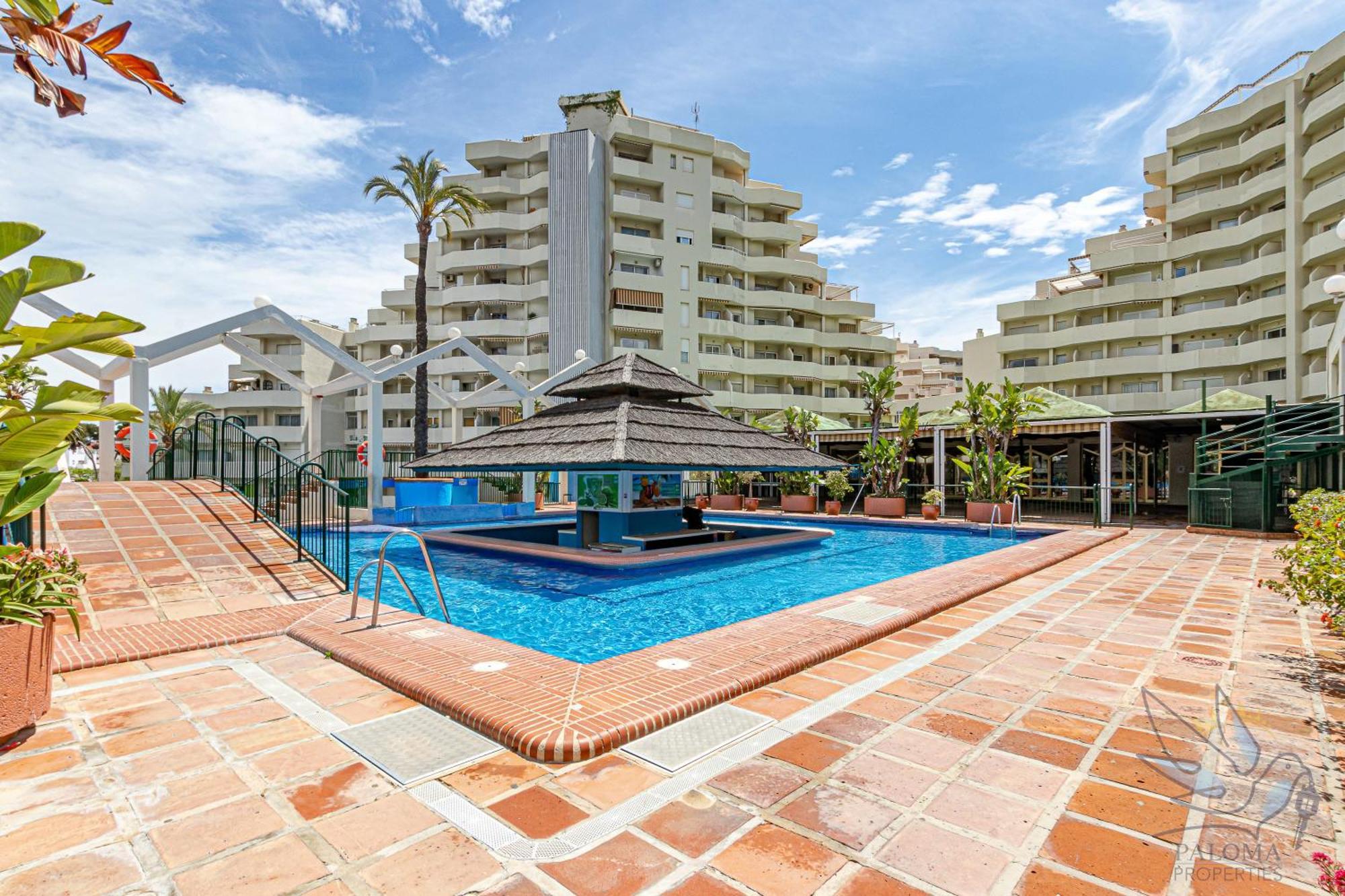Benalbeach Sea View 2Bdr Apartment With Water Park Benalmádena Exteriör bild